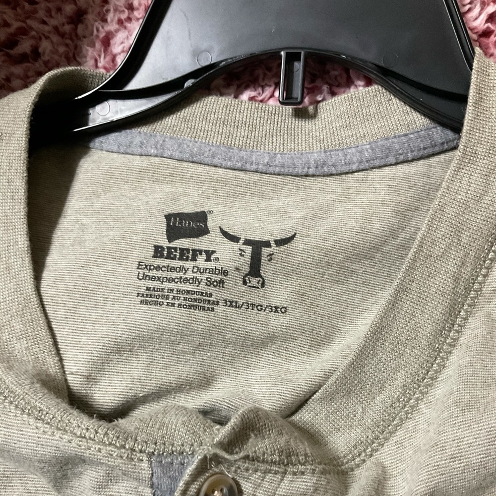 3XL - “Beefy” Hanes long sleeve